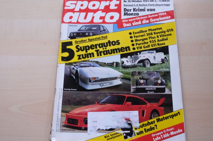 Sport Auto 10/1984
